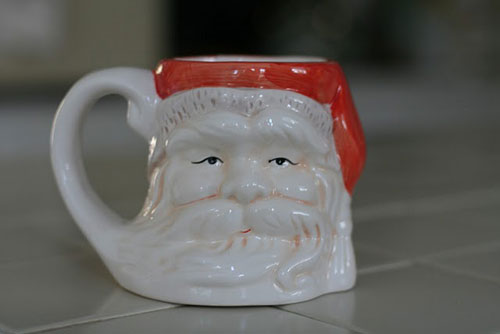 новогодняя чашка